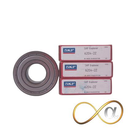 Imagem de Rolamento 6204 ZZ SKF 20x47x14mm para Indústria e Máquinas