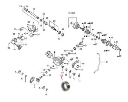 Imagem de Rolamento Coifa Punto Palio Siena Strada 23mm Importada 2pç 46307336