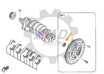 Imagem de Rolamento Eixo Volante Motor Suzuki Ignis de 2000 até 2008