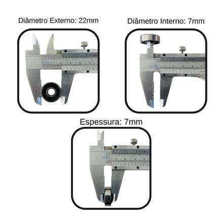 Imagem de Rolamento Esfera Modelo: 627 2rs Serra Circular Menegotti
