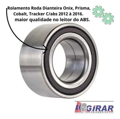 Imagem de Rolamento Roda Dianteira Onix, Prisma, Cobalt, Tracker C/abs