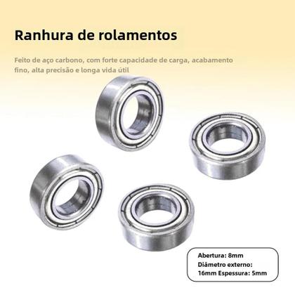 Imagem de Rolamentos de Esferas Miniatura 688ZZ, 608ZZ, 623ZZ, 626ZZ, 685ZZ, 607ZZ para Impressoras 3D