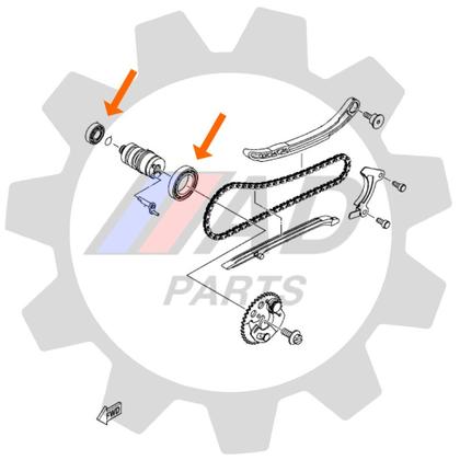 Imagem de Rolamentos Eixo Comando Suzuki GS 120