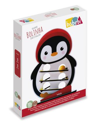 Imagem de Rolando Bolinha com o Pinguim Babebi Brinquedo Infantil Educativo