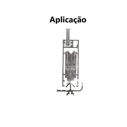 Imagem de Roldana portao 60mm nylon em "v" 90 graus cavalete aluminio