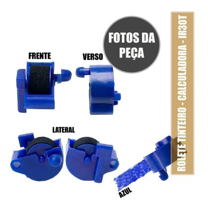 Imagem de Roletes entintados ir30 com 05 unidades para calculadora de mesa sharp elgin