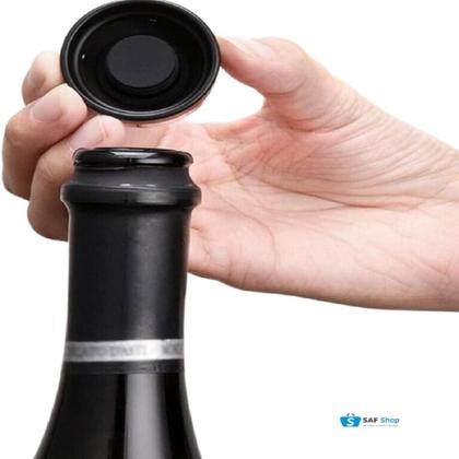 Imagem de Rolha Para Garrafa De Vinho Champanhe Tampa Reutilizável