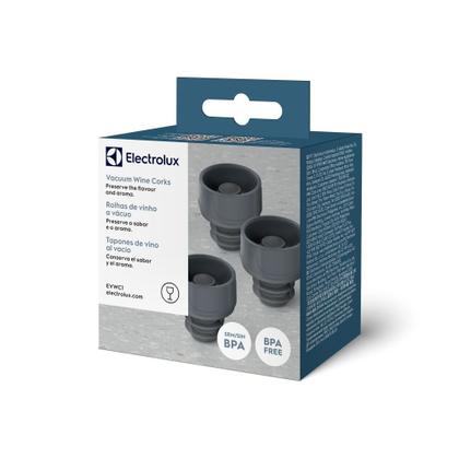 Imagem de Rolhas de Vinho Electrolux para Fechamento a Vácuo 03 Unidades