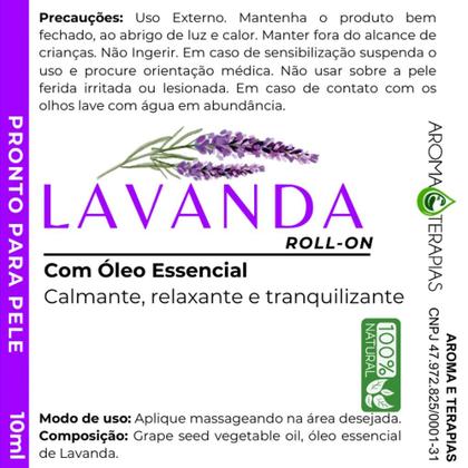 Imagem de Roll-On Óleo Essencial Lavanda- 10ml