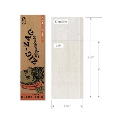 Imagem de Rolling Papers ZIG-ZAG King Size Unbleached 24 livretos