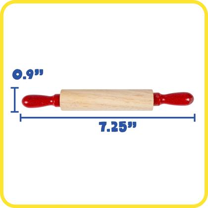 Imagem de Rolling Pins READY 2 LEARN Mini conjunto de 6 em madeira texturizada