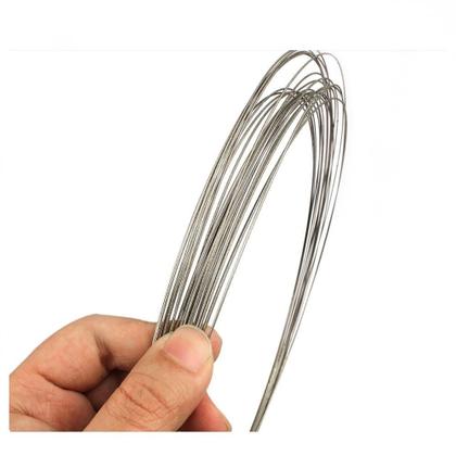 Imagem de Rolo Arame Galvanizado Nº22  Fio Liso Fino 1kg (325m) Zincado Flexível Cerca Bijuteria e Artesanato