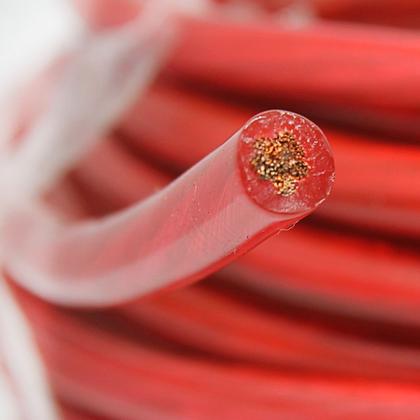 Imagem de Rolo Cabo Technoise Nacional 21.00mm - (5 Metros Vermelho)