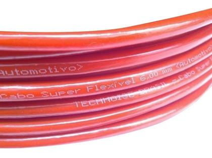 Imagem de Rolo Cabo Technoise X-Cable 6.00mm (50 Metros Vermelho)