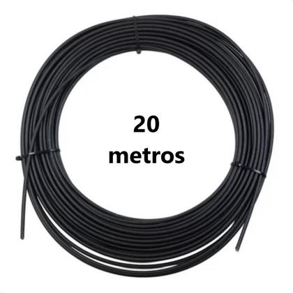 Imagem de Rolo Conduite C/teflon Preto P/marcha 4mm (20 Metros) Linear
