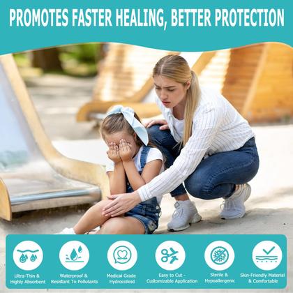 Imagem de Rolo de hidrocolóide para tratamento de feridas Suphan 5cm x 5m