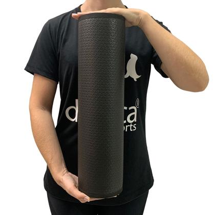 Imagem de Rolo De Liberação 45cm Miofascial Dafoca Massagem Ativação Muscular Yoga DF1061 Preto Dafoca