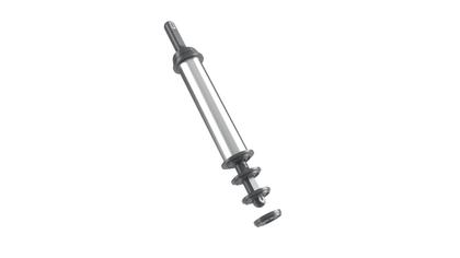 Imagem de Rolo De Massa Profissional 40cm Cromado Com Reguladores AND