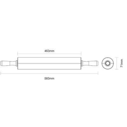 Imagem de Rolo de Massa Tramontina 58cm