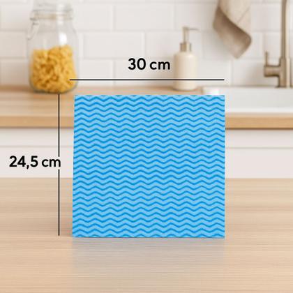 Imagem de Rolo de Pano de Limpeza Multiuso 100 Folhas Reutilizável,Cozinha, Banheiro e Lavanderia