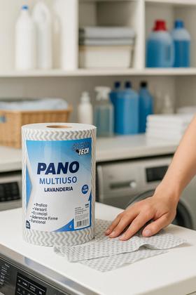 Imagem de Rolo de Pano Multiuso Lavanderia 200 Folhas