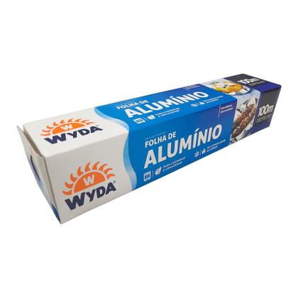 Imagem de Rolo de Papel Alumínio 30 Cm x 100 Metros Wyda