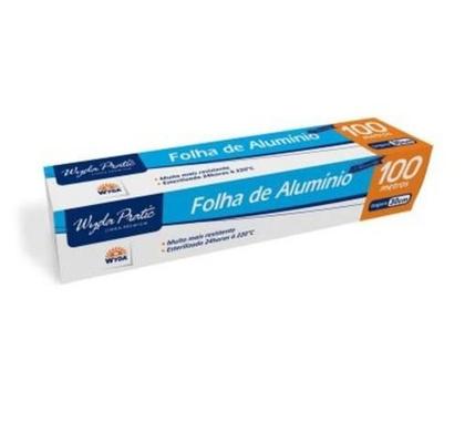 Imagem de Rolo de Papel Alumínio 30 Cm x 100 Metros Wyda