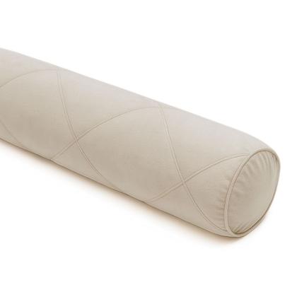 Imagem de Rolo Decorativo 1,40m Suede Aveludado Cama Casal Padrão