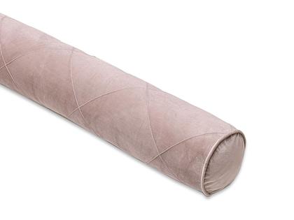 Imagem de Rolo Decorativo 1,60m Suede Aveludado Cama Casal Queen