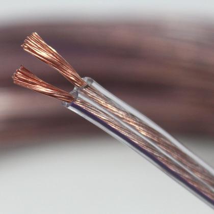 Imagem de Rolo Fio Cabo Som Automotivo Paralelo 15m 15 Metros 100% Cobre Lilás Cristal 2x12awg 2,5mm