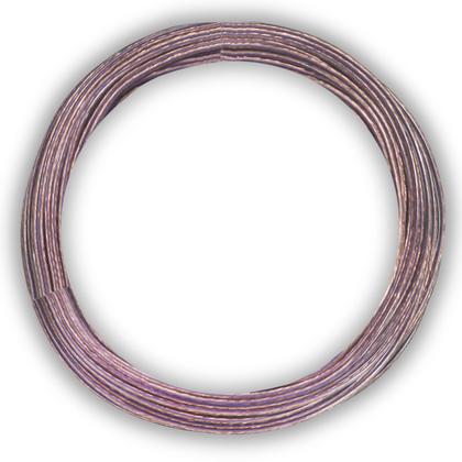 Imagem de Rolo Fio Cabo Som Automotivo Paralelo 40m 40 Metros 100% Cobre Lilás Cristal 2x12awg 2,5mm