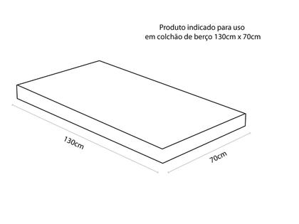 Imagem de Rolo Lateral 1,50m Avulso para Mini Cama com Zíper Estampado