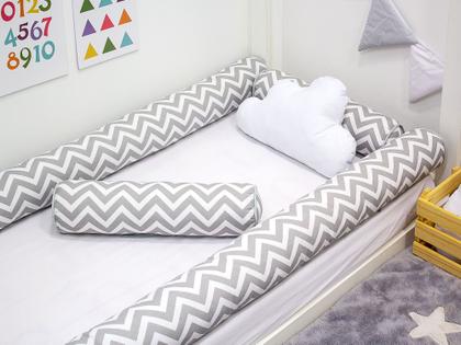 Imagem de Rolo Lateral 1,88m Avulso Para Cama Solteiro Com Capa Extra