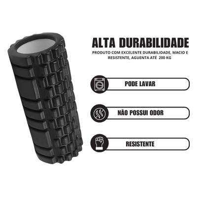 Imagem de Rolo massagem foam roller liberação miofascial soltura yoga