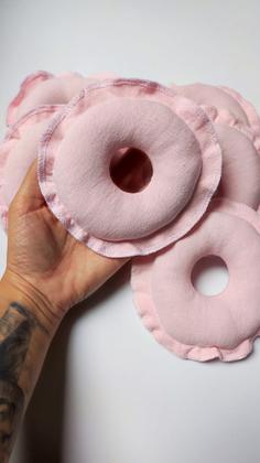 Imagem de Rosquinhas protetoras seios feridos - amamentação sem dor - 2 pares