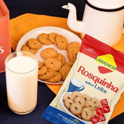 Imagem de Rosquinhas Zero Lactose, Zero Açúcar Leite Lowçucar 150g