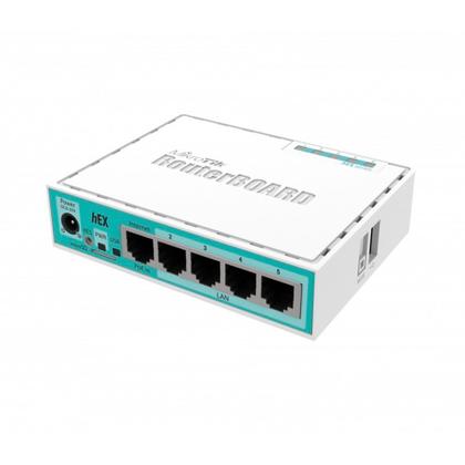 Imagem de Roteador 5 Portas Gigabit hEX, com Balanceamento de Carga, RB750GR3, MIKROTIK