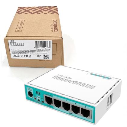 Imagem de Roteador 5 Portas Gigabit hEX, com Balanceamento de Carga, RB750GR3, MIKROTIK