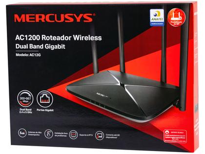 Imagem de Roteador AC1200 Dual-Band Mercusys AC12G 300Mbps