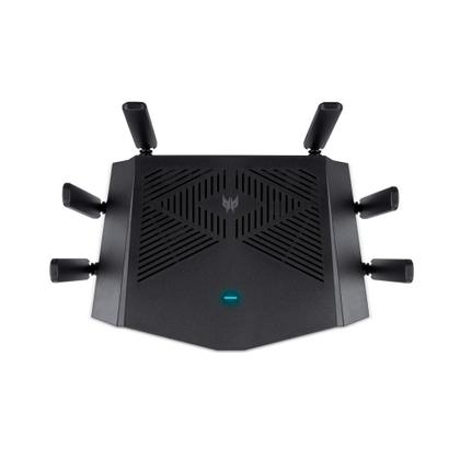 Imagem de Roteador Acer Predator Connect W6x, AX6000, 4804 Mbps, Wi-Fi 6, 6 Antenas, Preto - A53