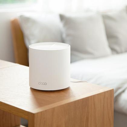 Imagem de Roteador Ax3000 Mesh Wifi 6 Deco X50 Gigabit Dual Band Branco 2 Pack Tp Link