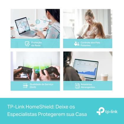 Imagem de Roteador Ax3000 Mesh Wifi 6 Deco X50 Gigabit Dual Band Branco 2 Pack Tp Link