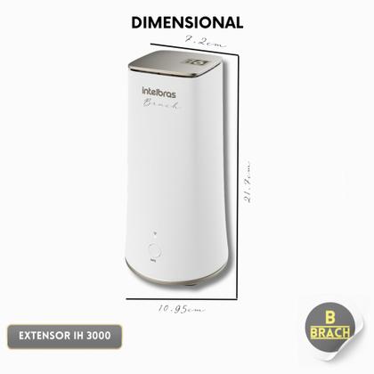 Imagem de Roteador Extensor Wi-Fi 6 MESH Qi5 IH3000 Intelbras