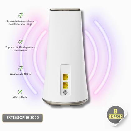 Imagem de Roteador Extensor Wi-Fi 6 MESH Qi5 IH3000 Intelbras