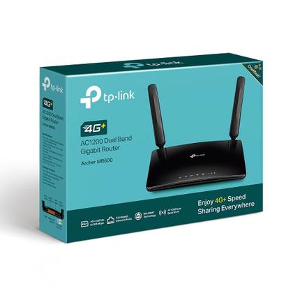 Imagem de Roteador Gigabit de banda dupla sem fio TP-Link 4G+Cat6 AC1200