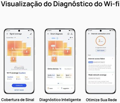 Imagem de Roteador Huawei Mesh 3 Ws8100 3000mbps Wi-Fi 6 Plus ( Kit 2 Torres ) Bivolt 110V/220V