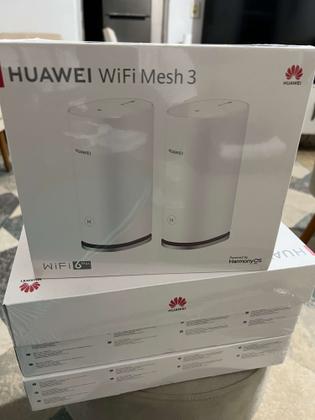 Imagem de Roteador Huawei Mesh 3 Ws8100 3000mbps Wi-Fi 6 Plus ( Kit 2 Torres ) Bivolt 110V/220V