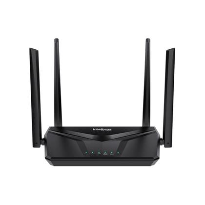 Imagem de Roteador intelbras dual band w5 1200 gs cor preto 4 antenas