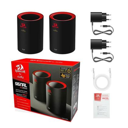 Imagem de Roteador Mesh Redragon Cudy 2 Unidades Ax3000 Wi-Fi 6 M3000