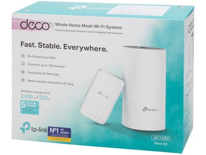Imagem de Roteador Mesh TP Link Deco E3 1200 Mbps